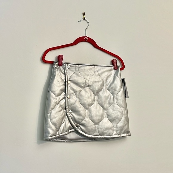 Truce Metallic Wrap Skort - Picture 3 of 11